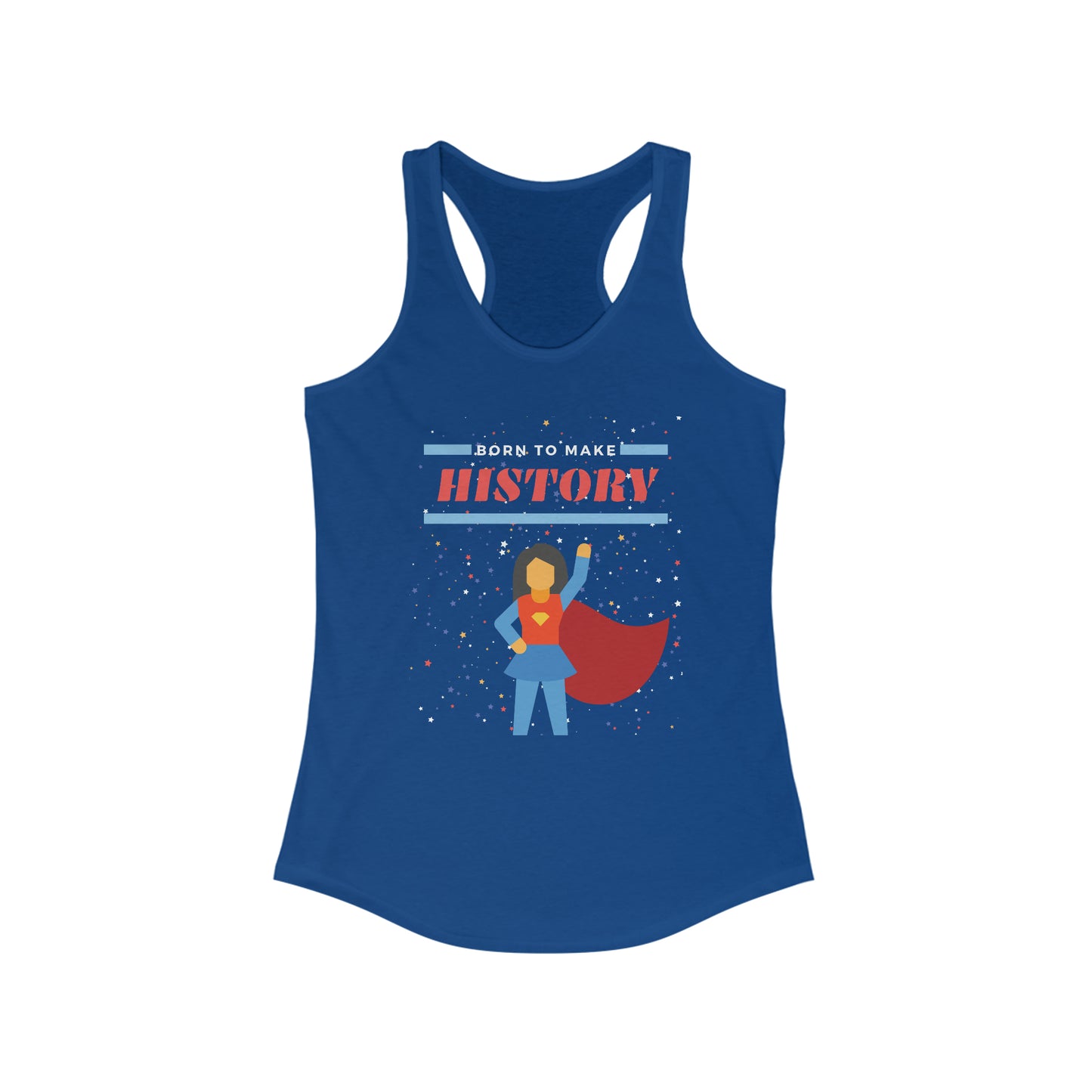 Born to Make History - Women's racerback tank