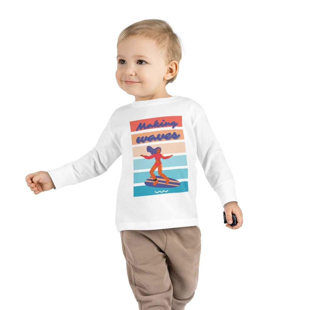 Making Waves - Toddler Long Sleeve T-shirt