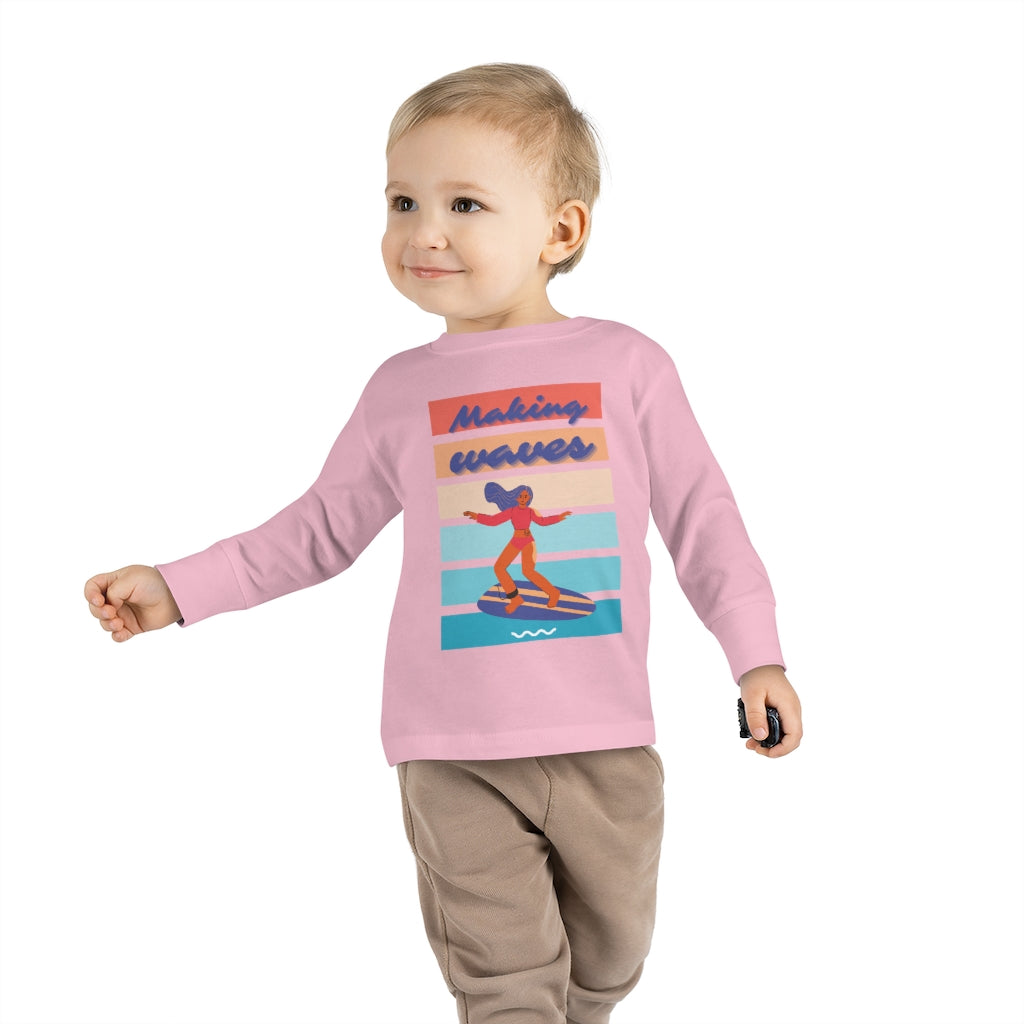 Making Waves - Toddler Long Sleeve T-shirt