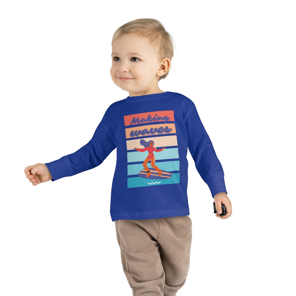 Making Waves - Toddler Long Sleeve T-shirt