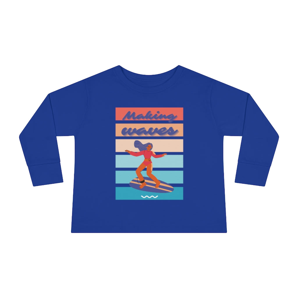 Making Waves - Toddler Long Sleeve T-shirt