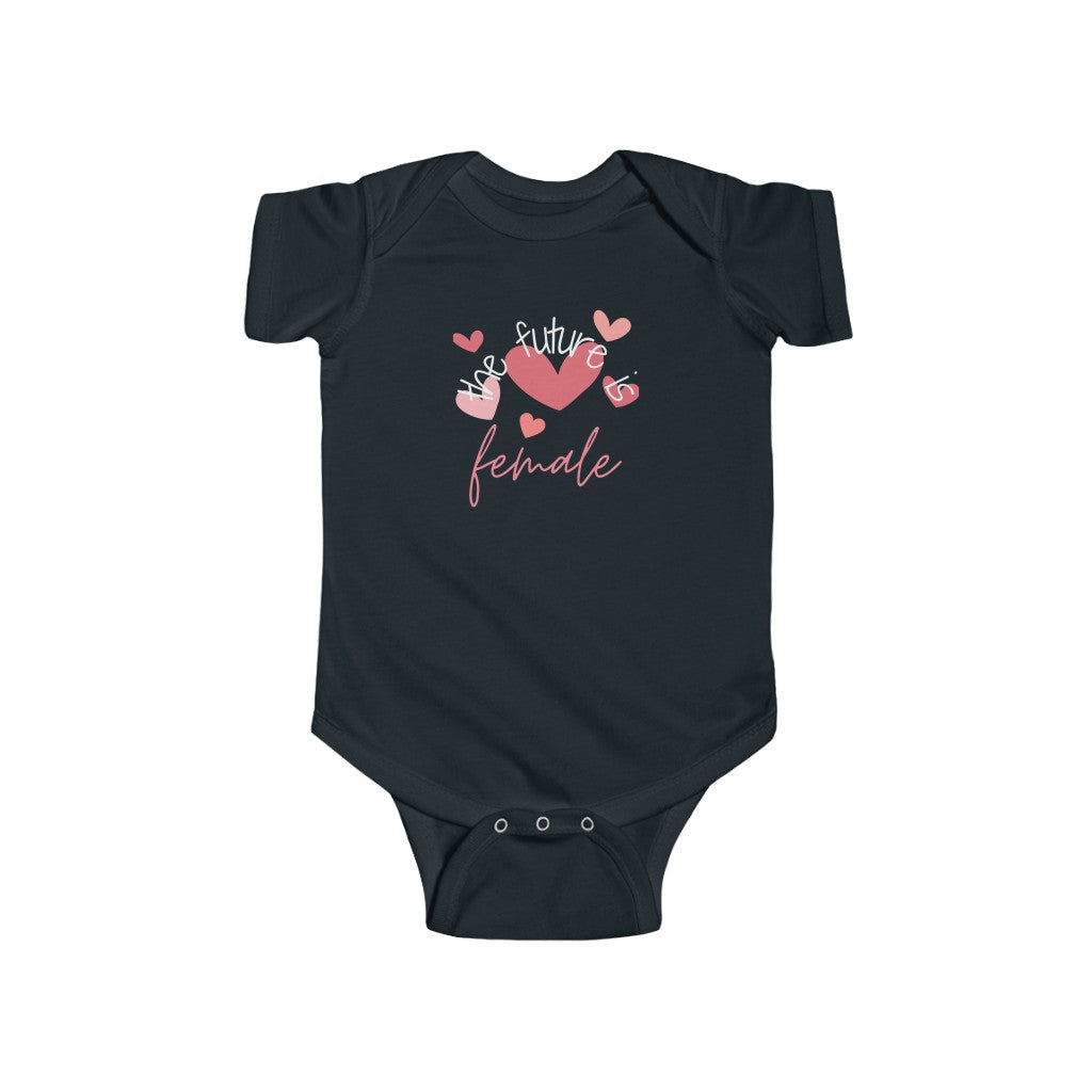 The Future is Female - Hearts Infant Onesie