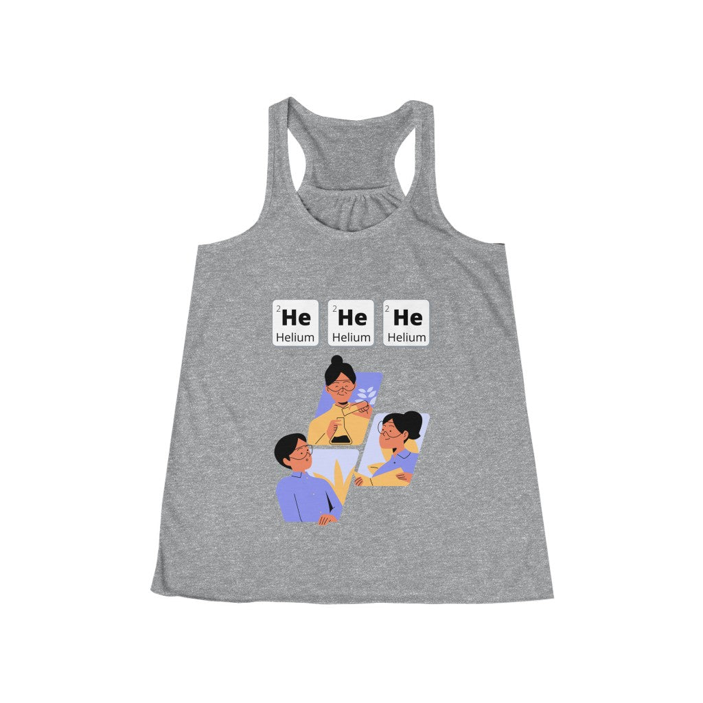 HeHeHe - Women's Flowy Racerback Tank