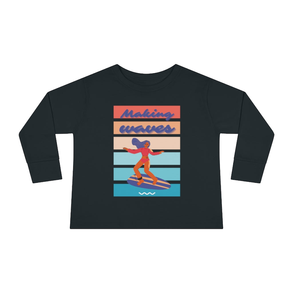 Making Waves - Toddler Long Sleeve T-shirt