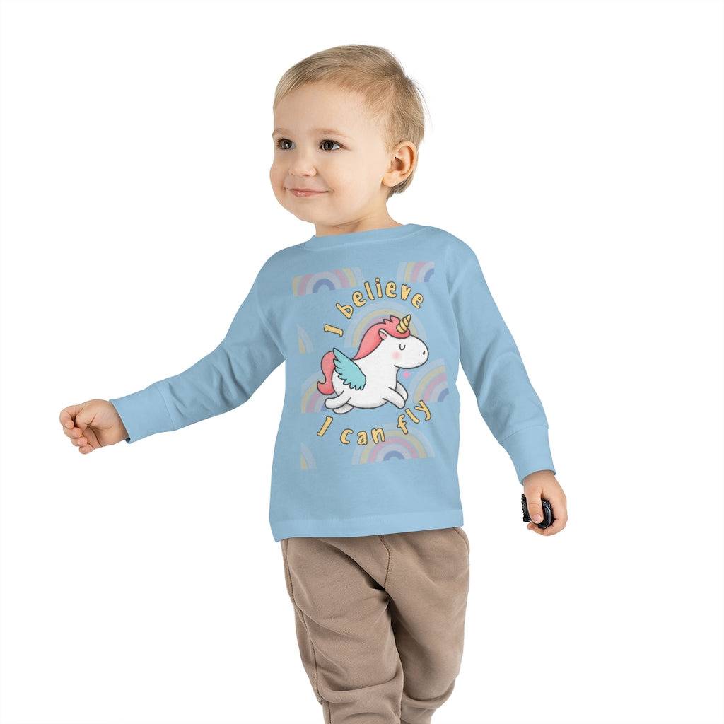 I Believe I Can Fly - Toddler Long Sleeve T-shirt