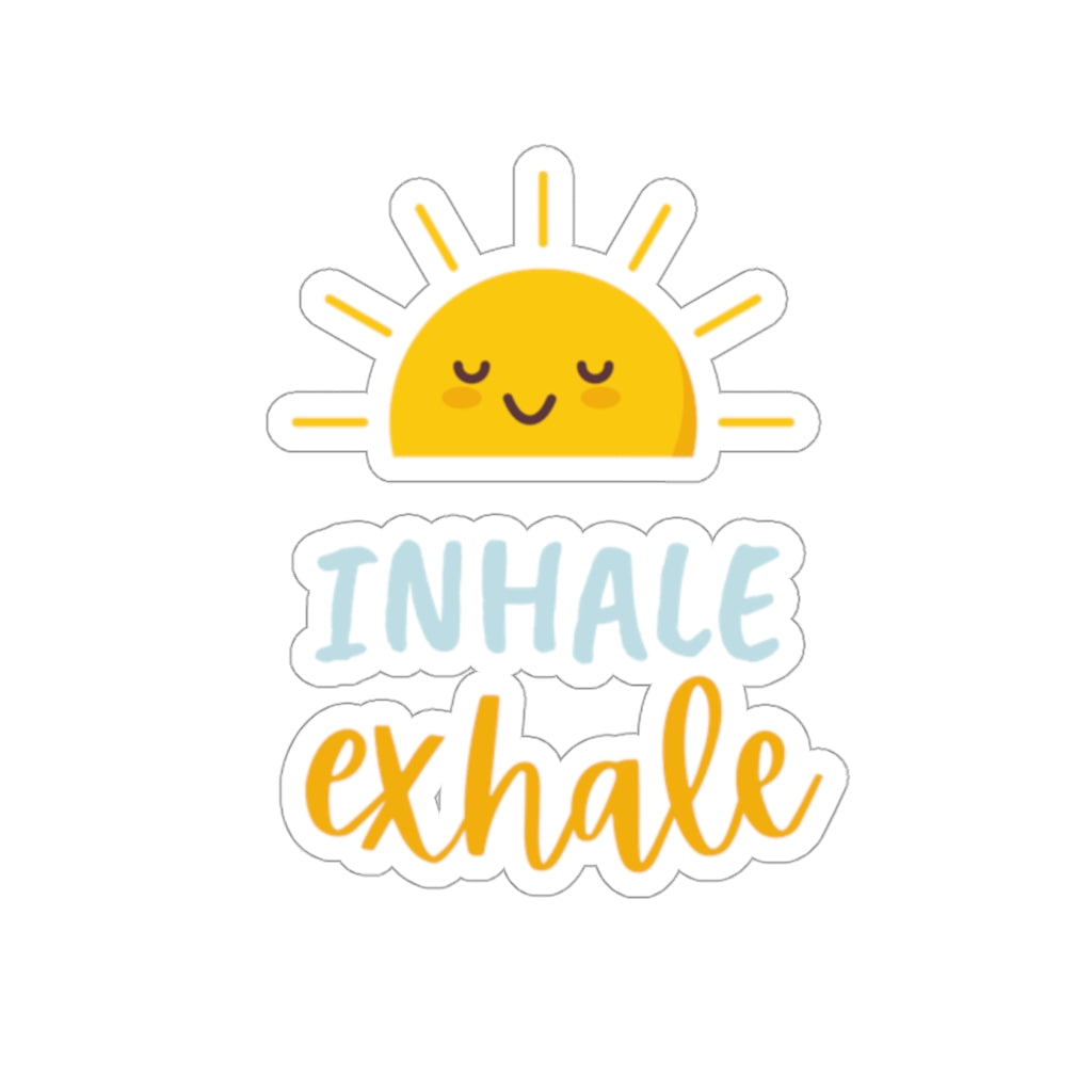 Inhale Exhale - Kiss-Cut Sticker