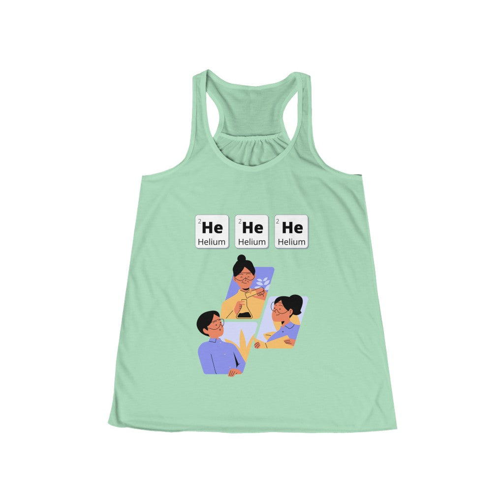 HeHeHe - Women's Flowy Racerback Tank