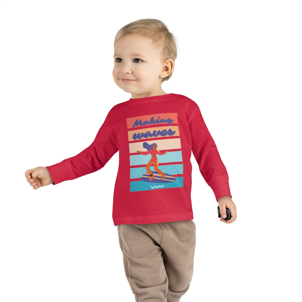 Making Waves - Toddler Long Sleeve T-shirt