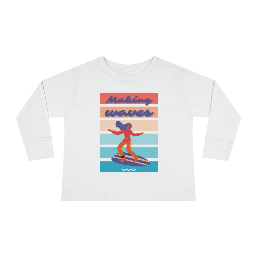 Making Waves - Toddler Long Sleeve T-shirt