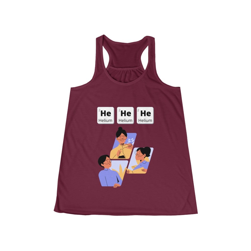 HeHeHe - Women's Flowy Racerback Tank