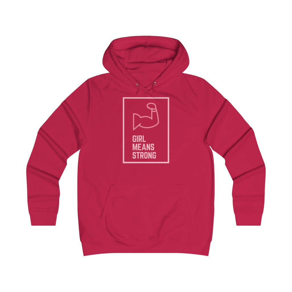 Girl Means Strong - Women's hoodie