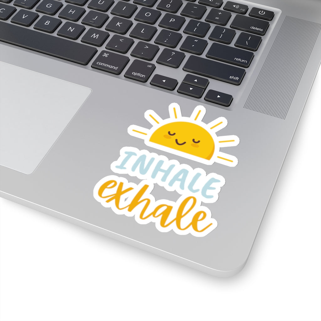Inhale Exhale - Kiss-Cut Sticker