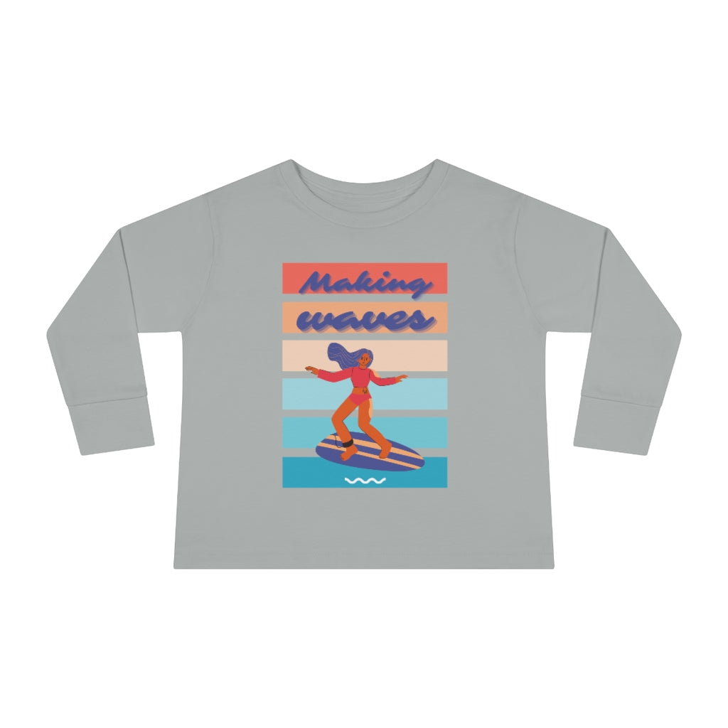 Making Waves - Toddler Long Sleeve T-shirt