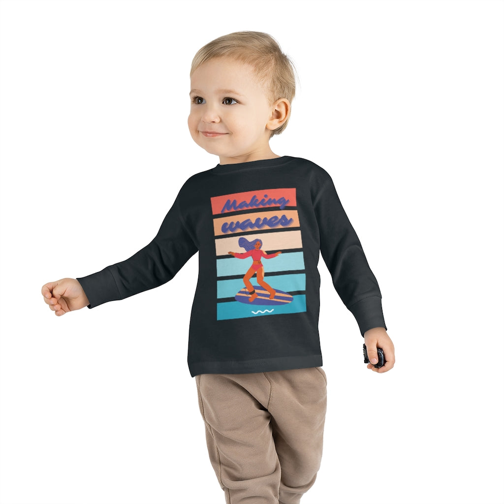 Making Waves - Toddler Long Sleeve T-shirt