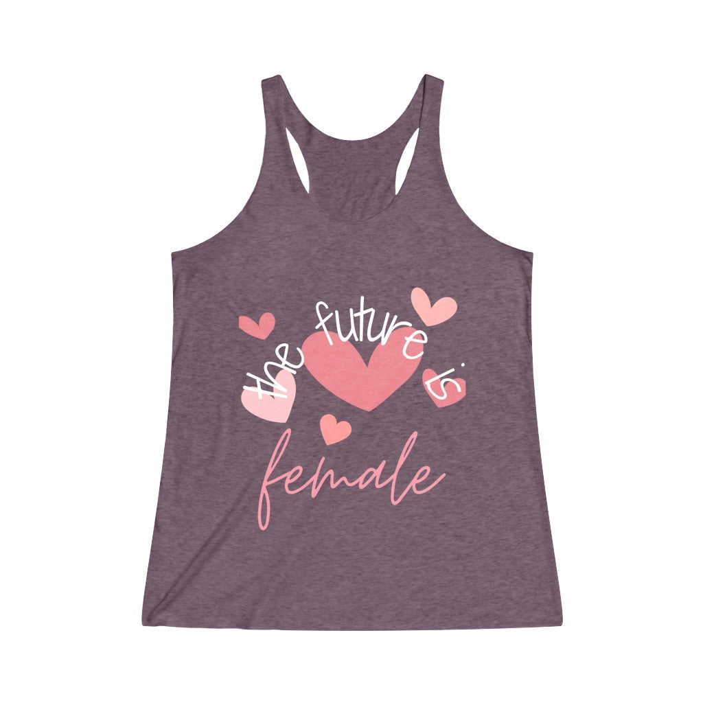The Future is Female - Hearts Women's tanktop