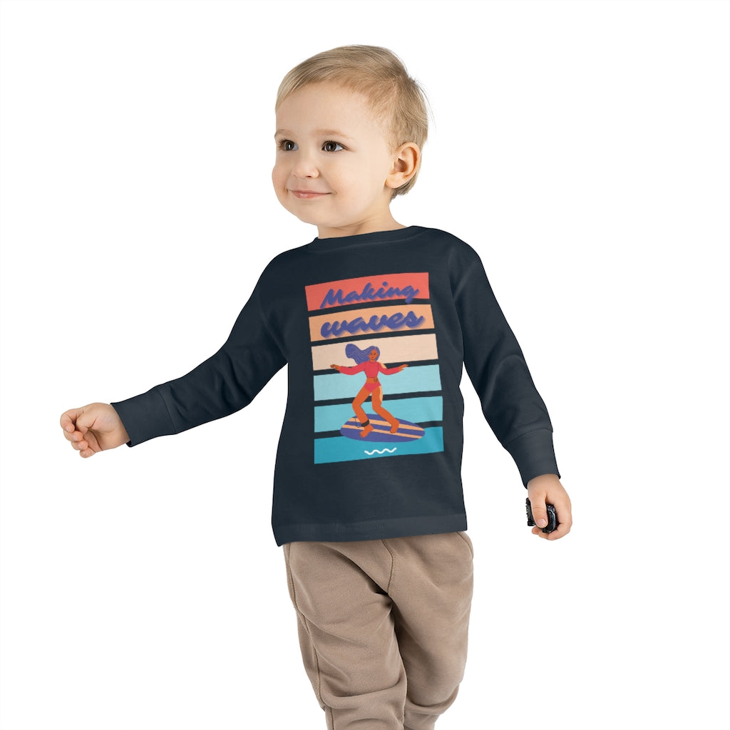 Making Waves - Toddler Long Sleeve T-shirt