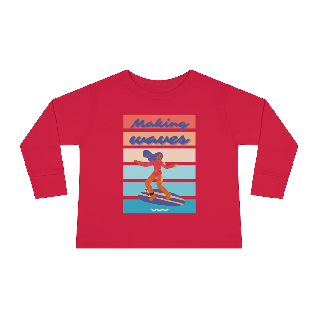 Making Waves - Toddler Long Sleeve T-shirt