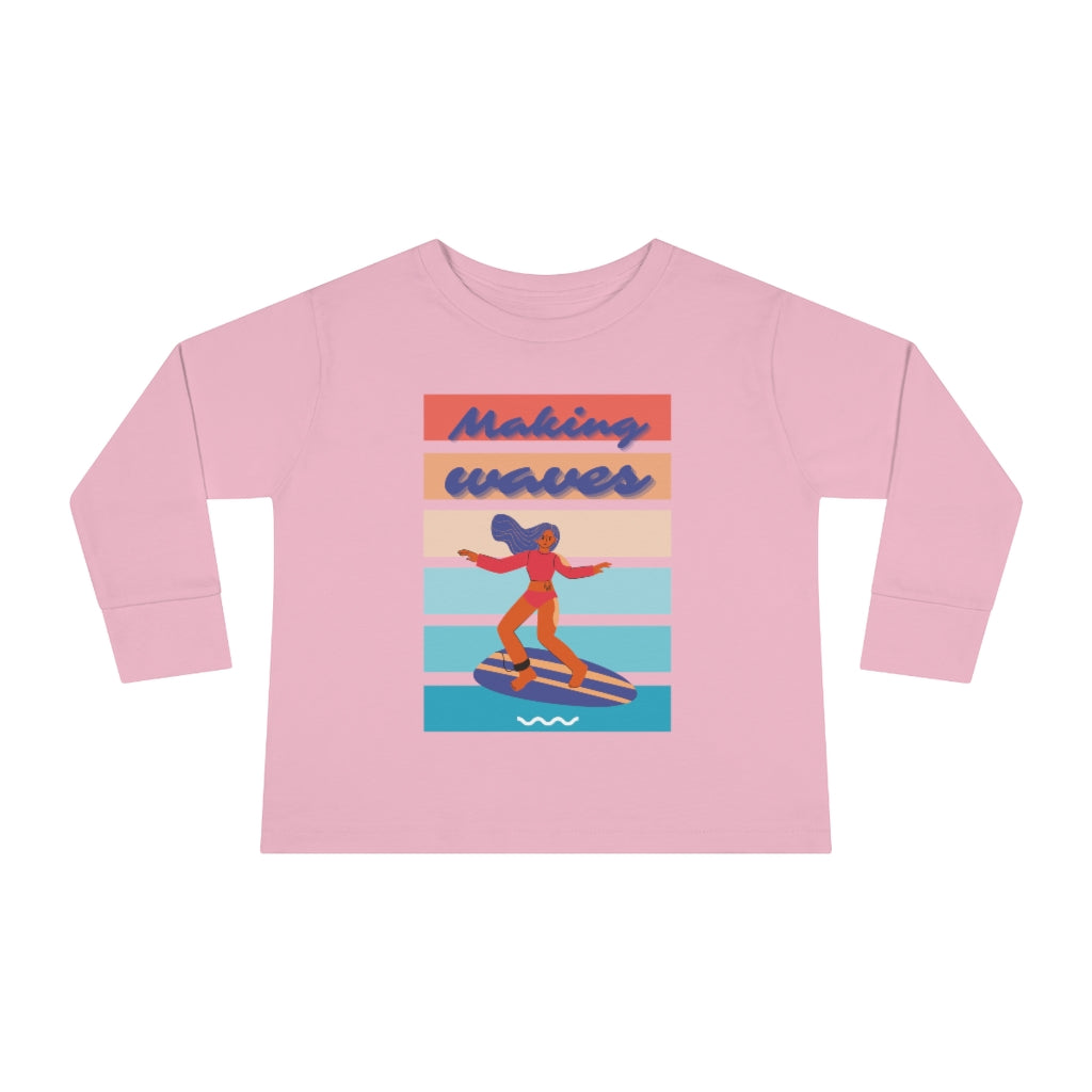 Making Waves - Toddler Long Sleeve T-shirt