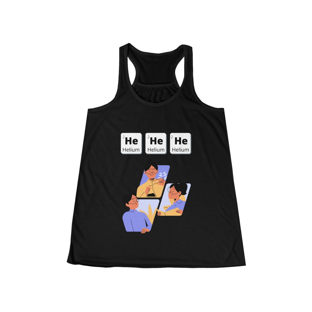HeHeHe - Women's Flowy Racerback Tank