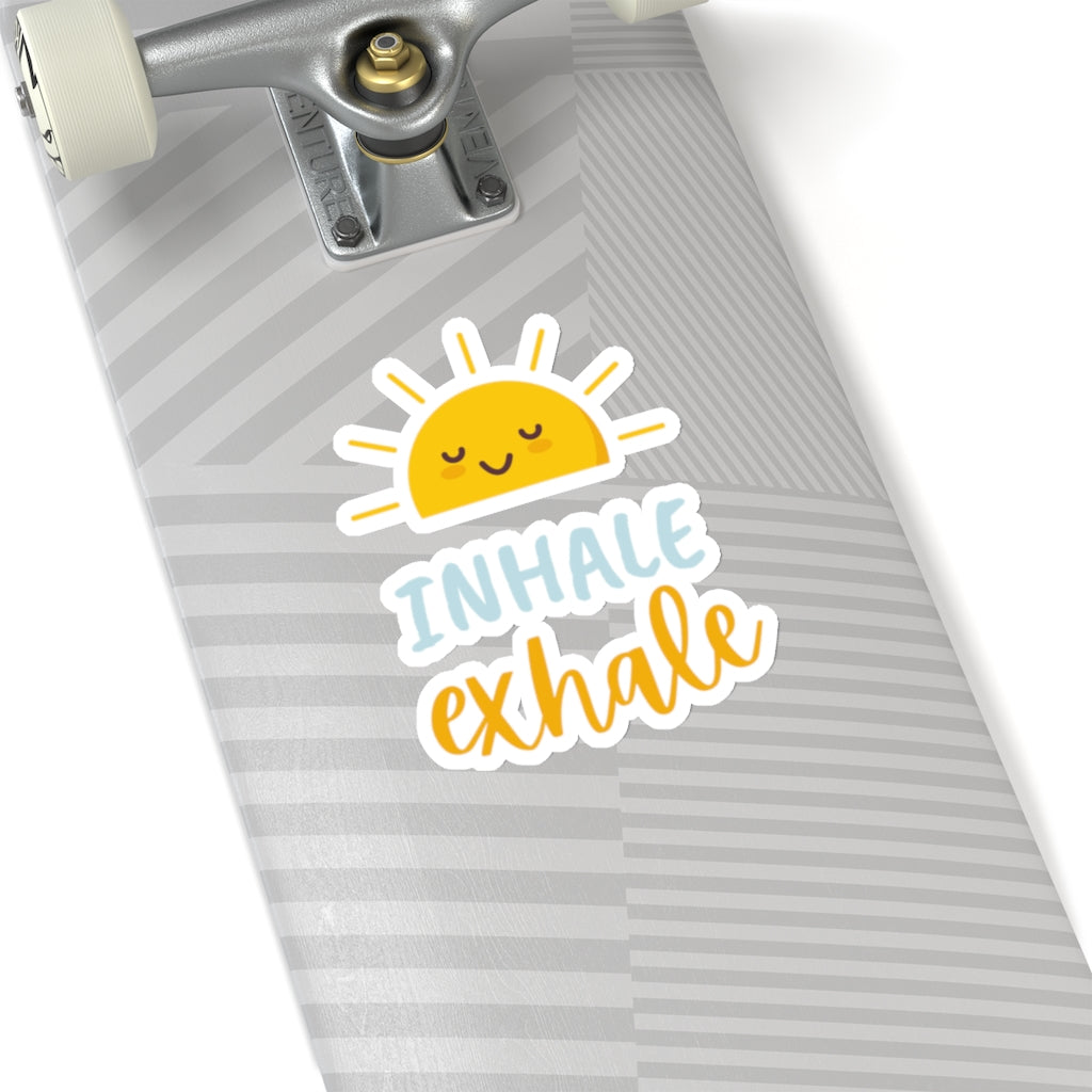 Inhale Exhale - Kiss-Cut Sticker