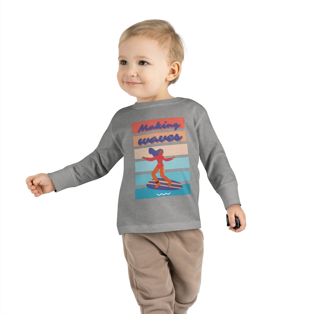 Making Waves - Toddler Long Sleeve T-shirt