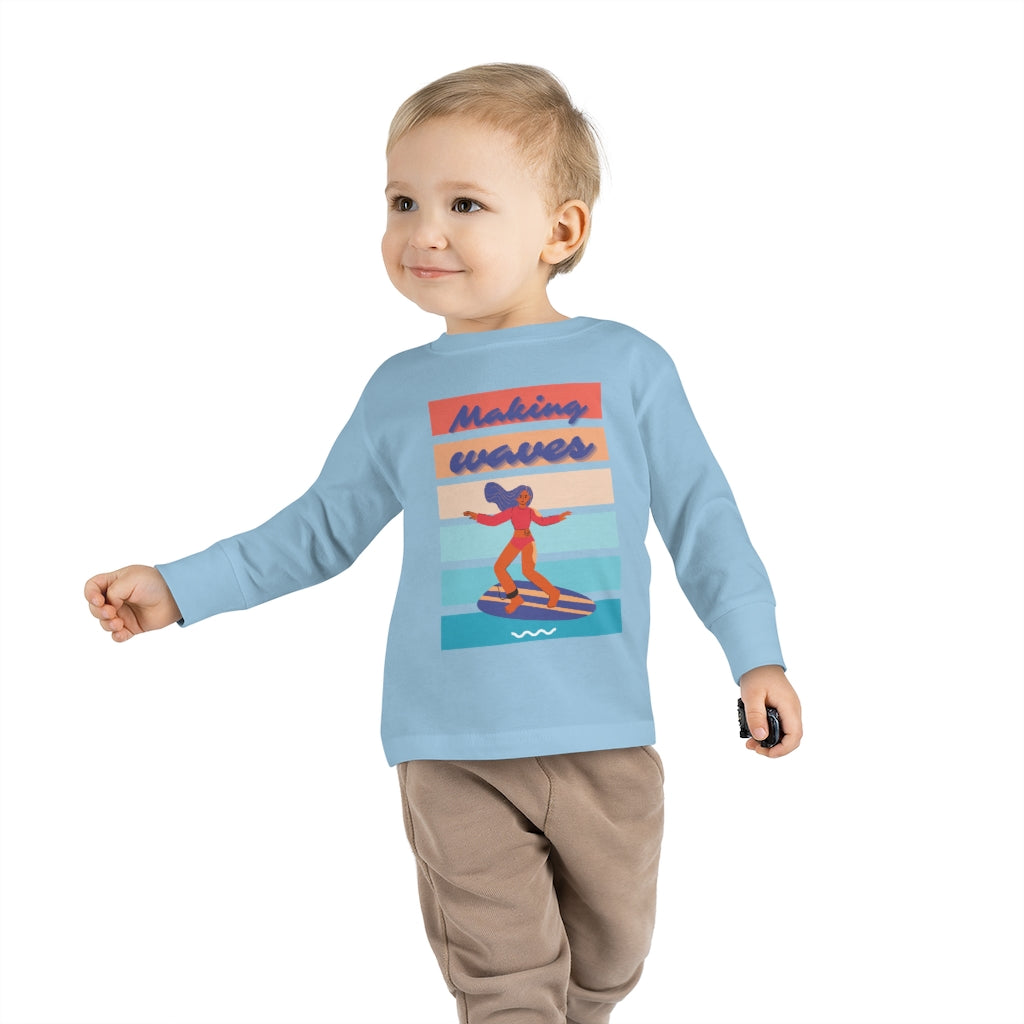 Making Waves - Toddler Long Sleeve T-shirt
