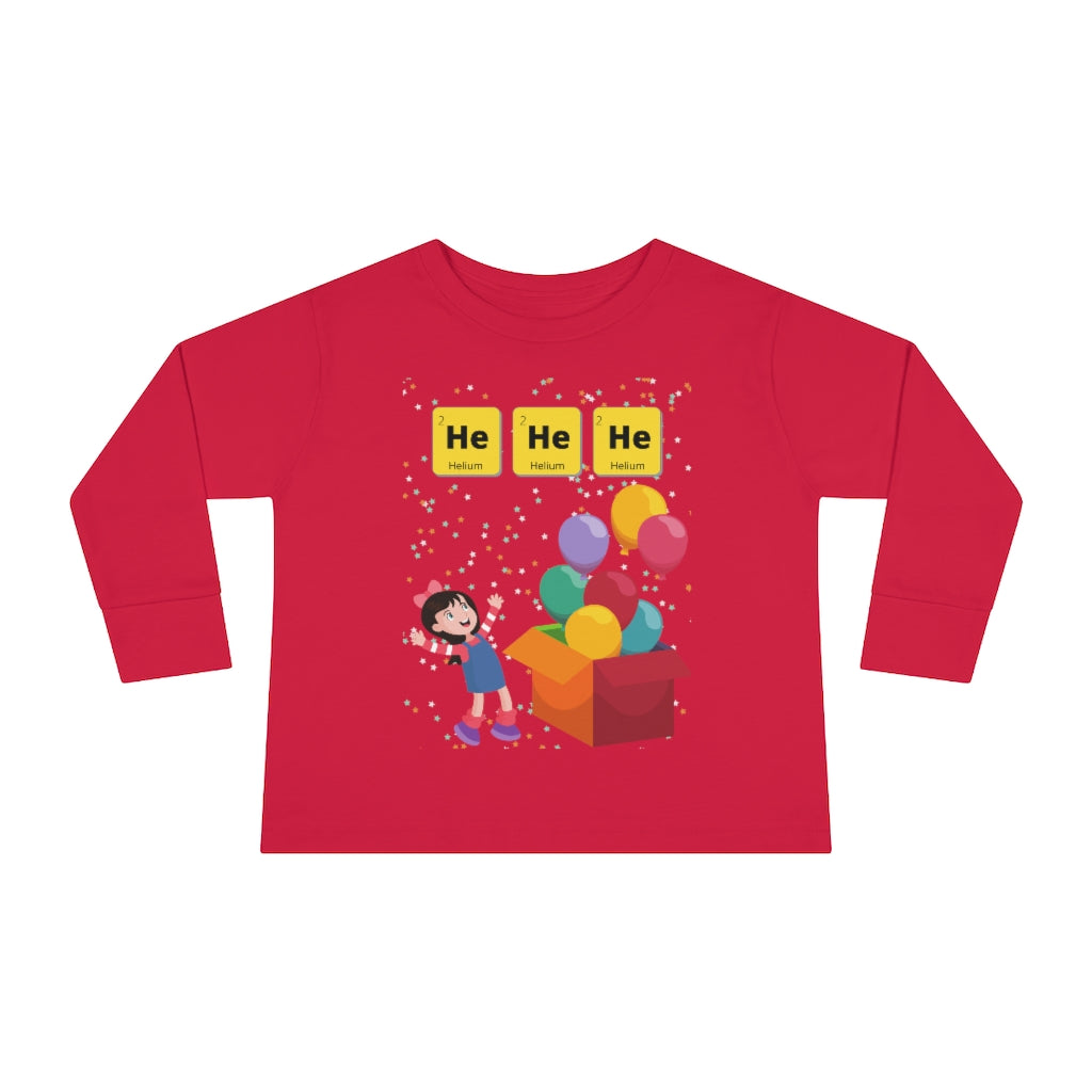 HeHeHe - Toddler Long Sleeve T-shirt