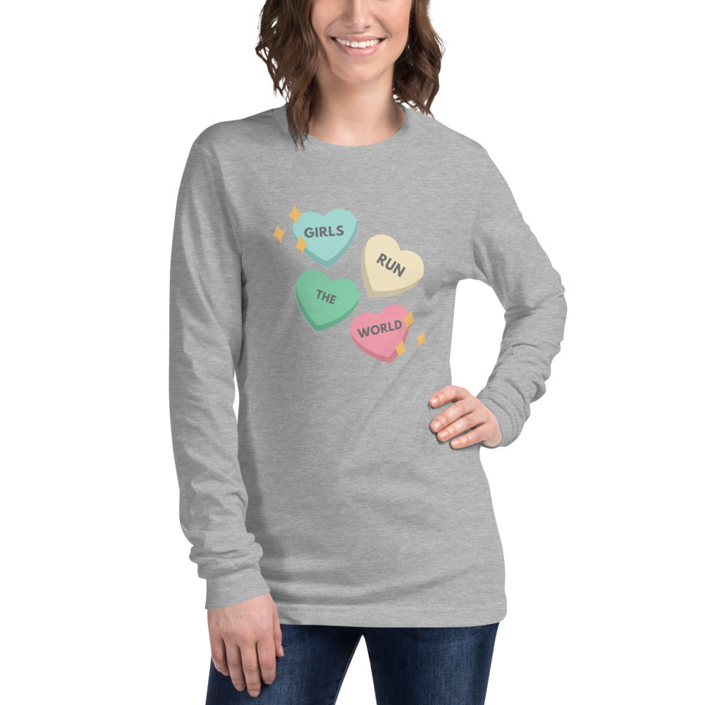 Girls Run the World - Women's Long Sleeve T-shirt
