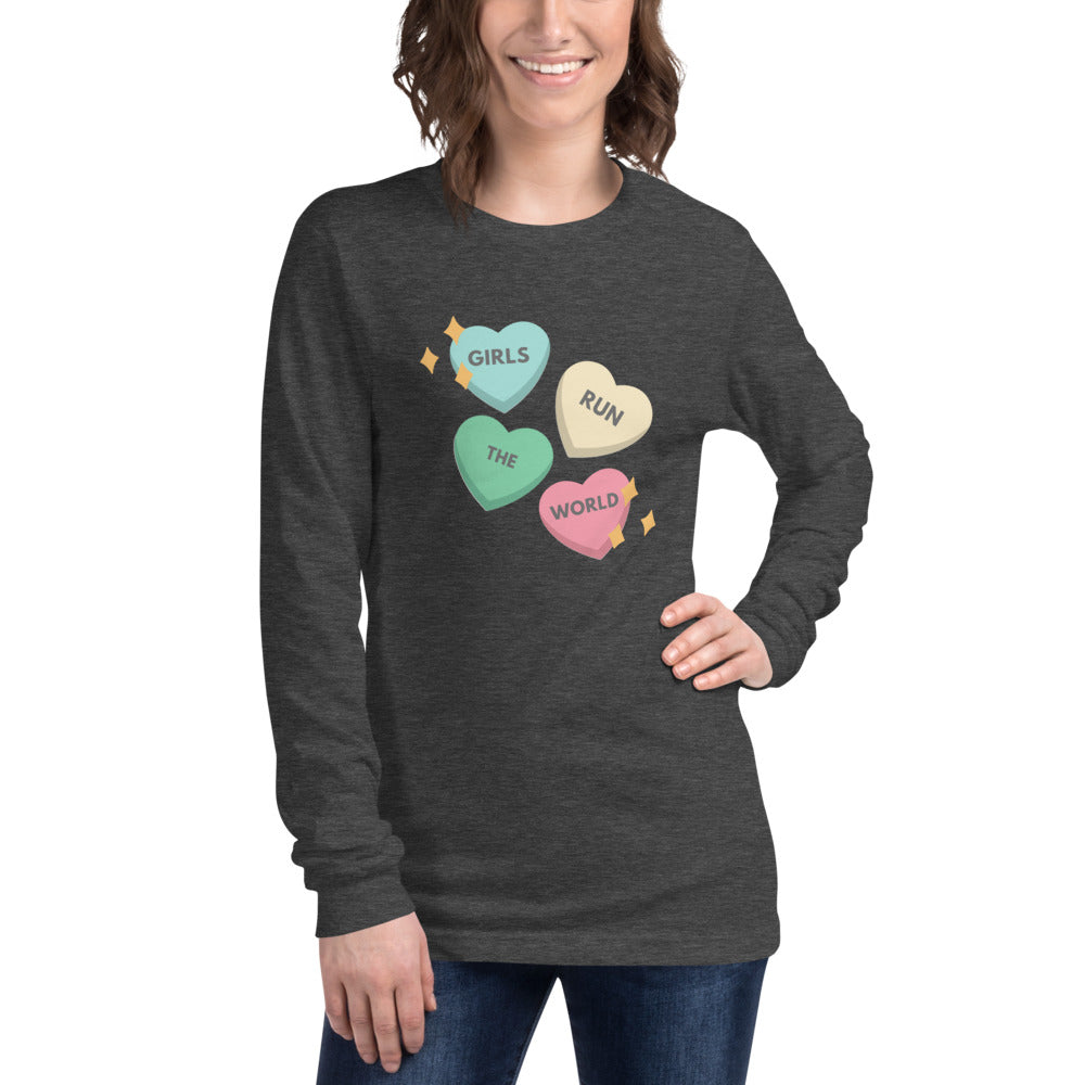Girls Run the World - Women's Long Sleeve T-shirt