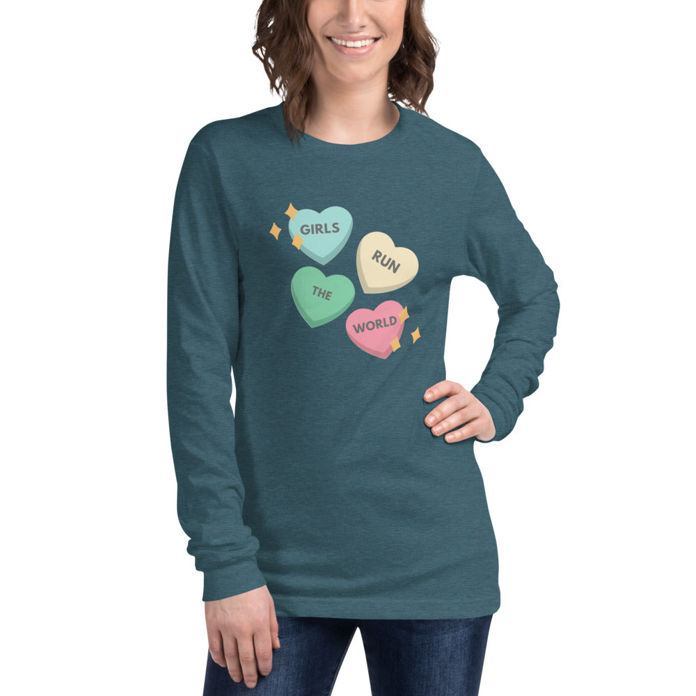 Girls Run the World - Women's Long Sleeve T-shirt