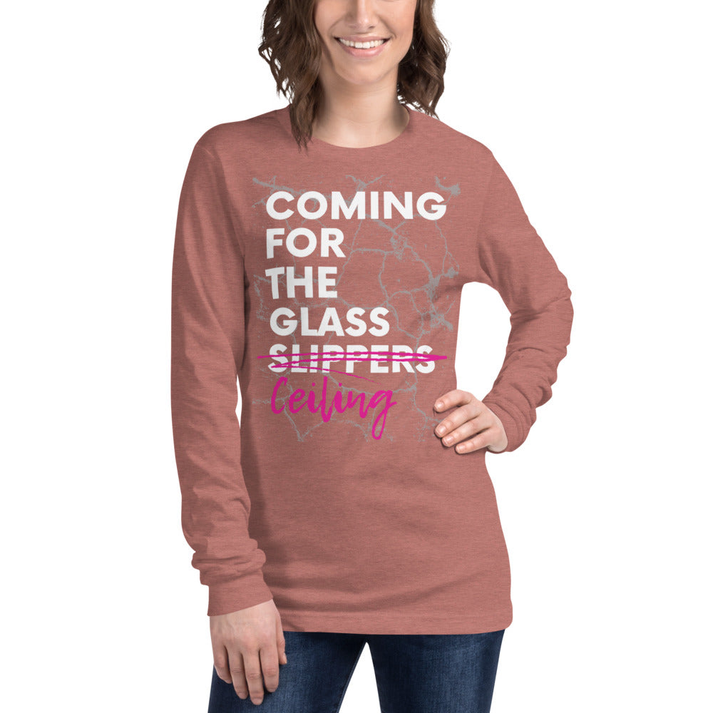 Coming for the Glass Ceiling - Women's long sleeve T-shirt