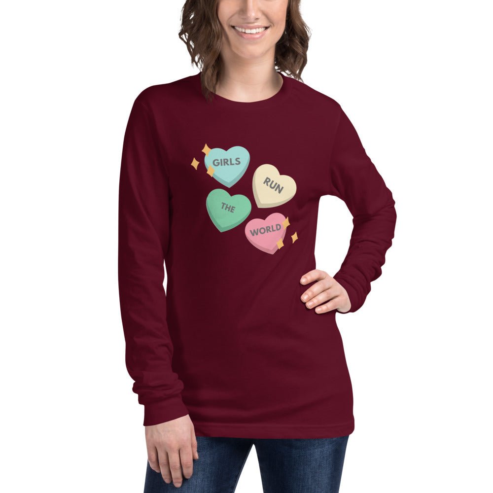 Girls Run the World - Women's Long Sleeve T-shirt