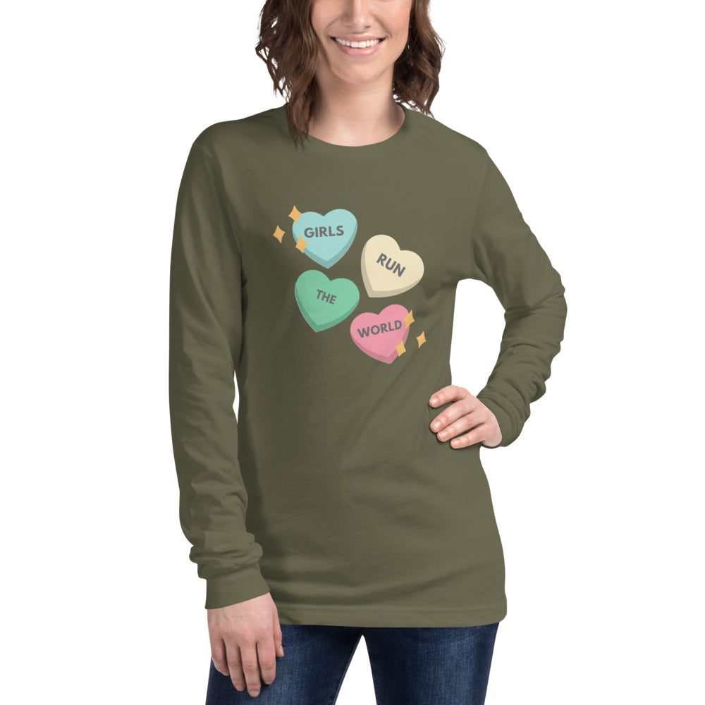 Girls Run the World - Women's Long Sleeve T-shirt