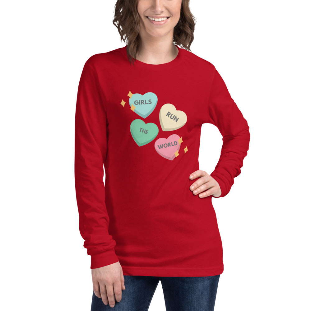 Girls Run the World - Women's Long Sleeve T-shirt