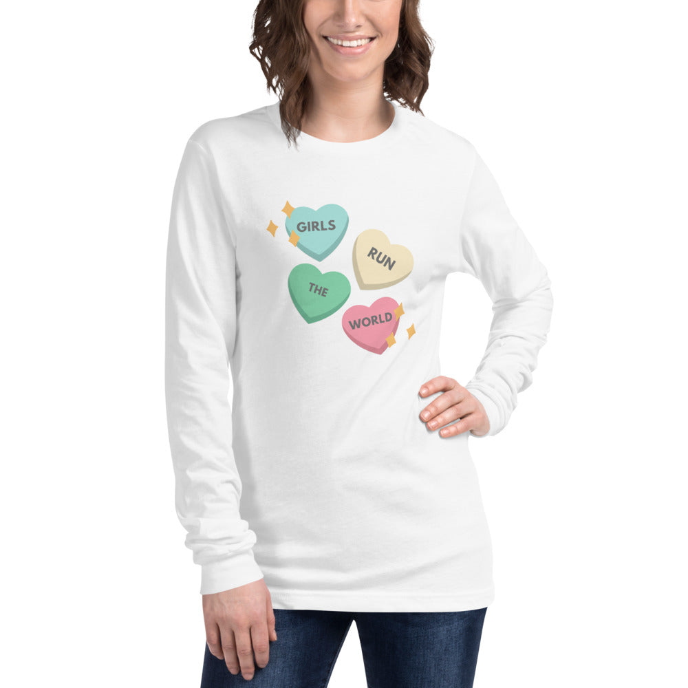 Girls Run the World - Women's Long Sleeve T-shirt