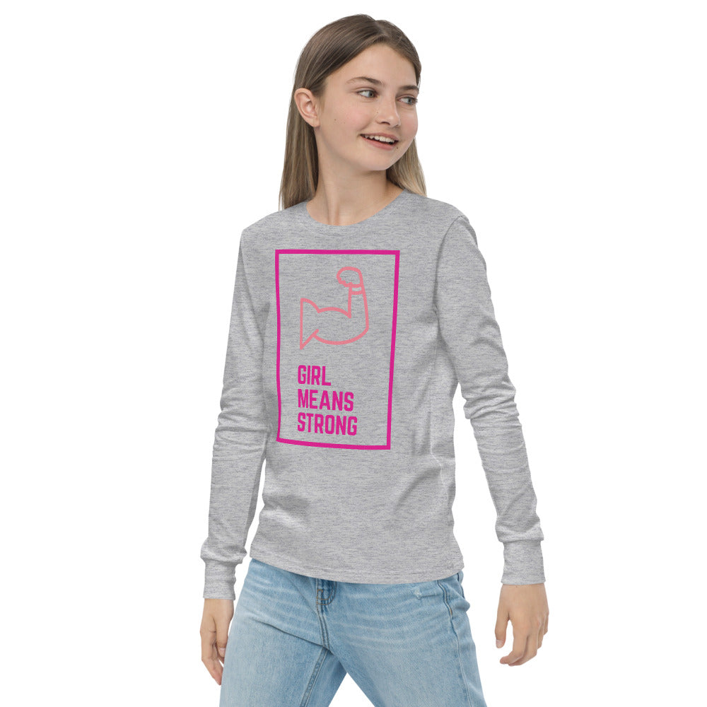 Girl Means Strong - Kids T-shirt