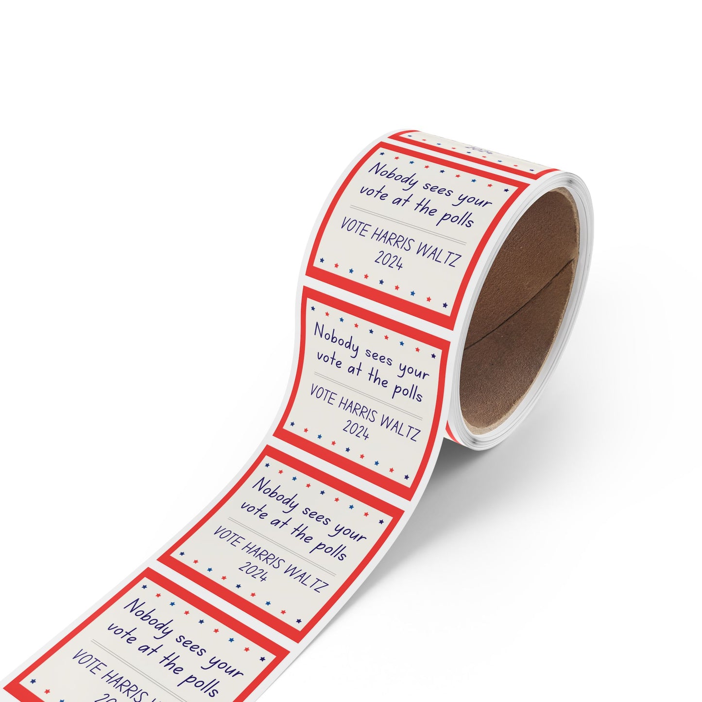 Harris Waltz Square Sticker Label Rolls