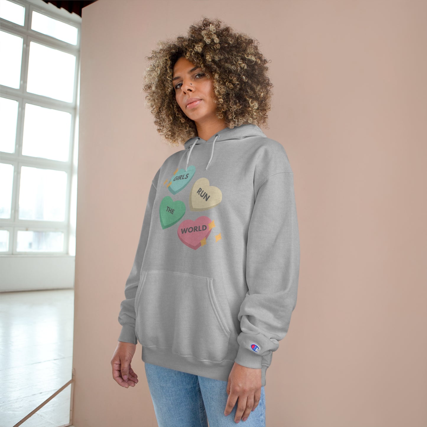 Girls Run the World - Womens Champion Hoodie