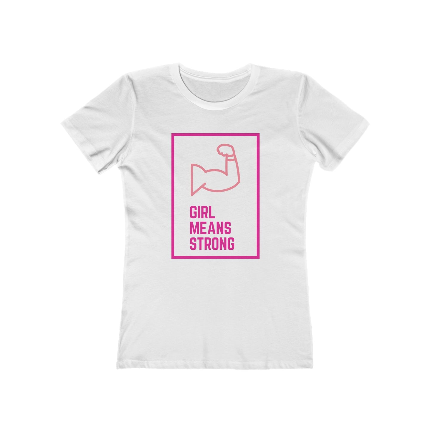 Girl Means Strong - Women's short sleeve T-shirt