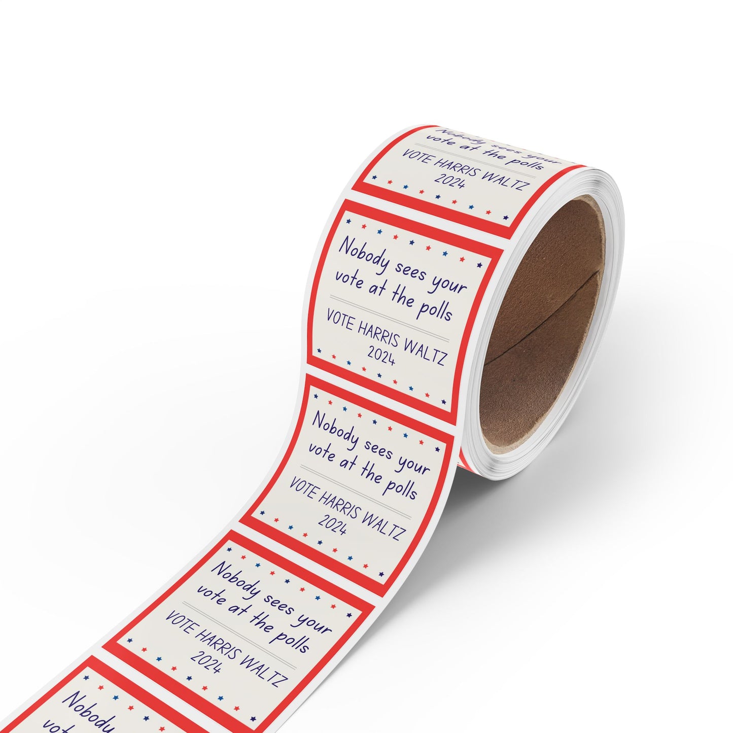 Harris Waltz Square Sticker Label Rolls