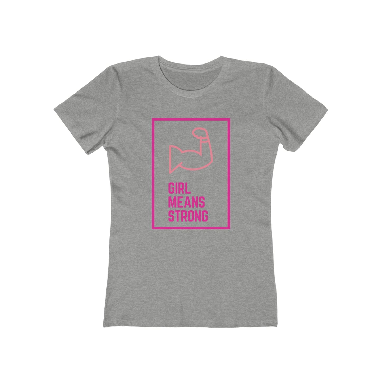 Girl Means Strong - Women's short sleeve T-shirt