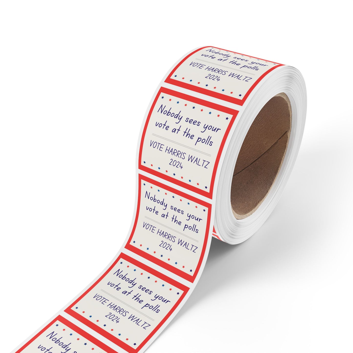 Harris Waltz Square Sticker Label Rolls