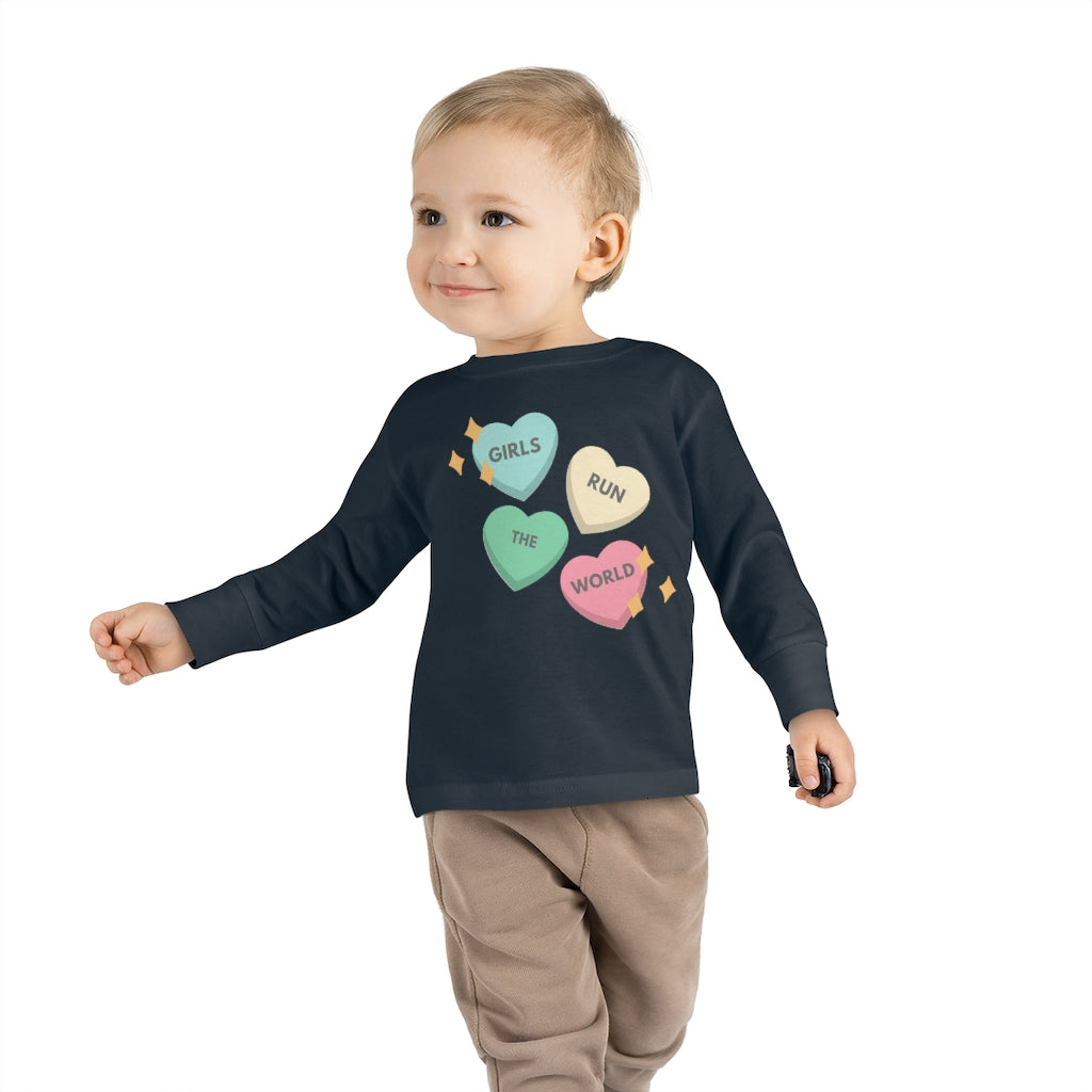 Girls Run the World - Toddler Long Sleeve T-shirt