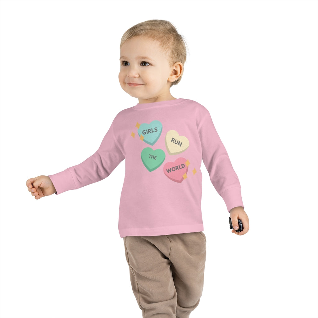 Girls Run the World - Toddler Long Sleeve T-shirt