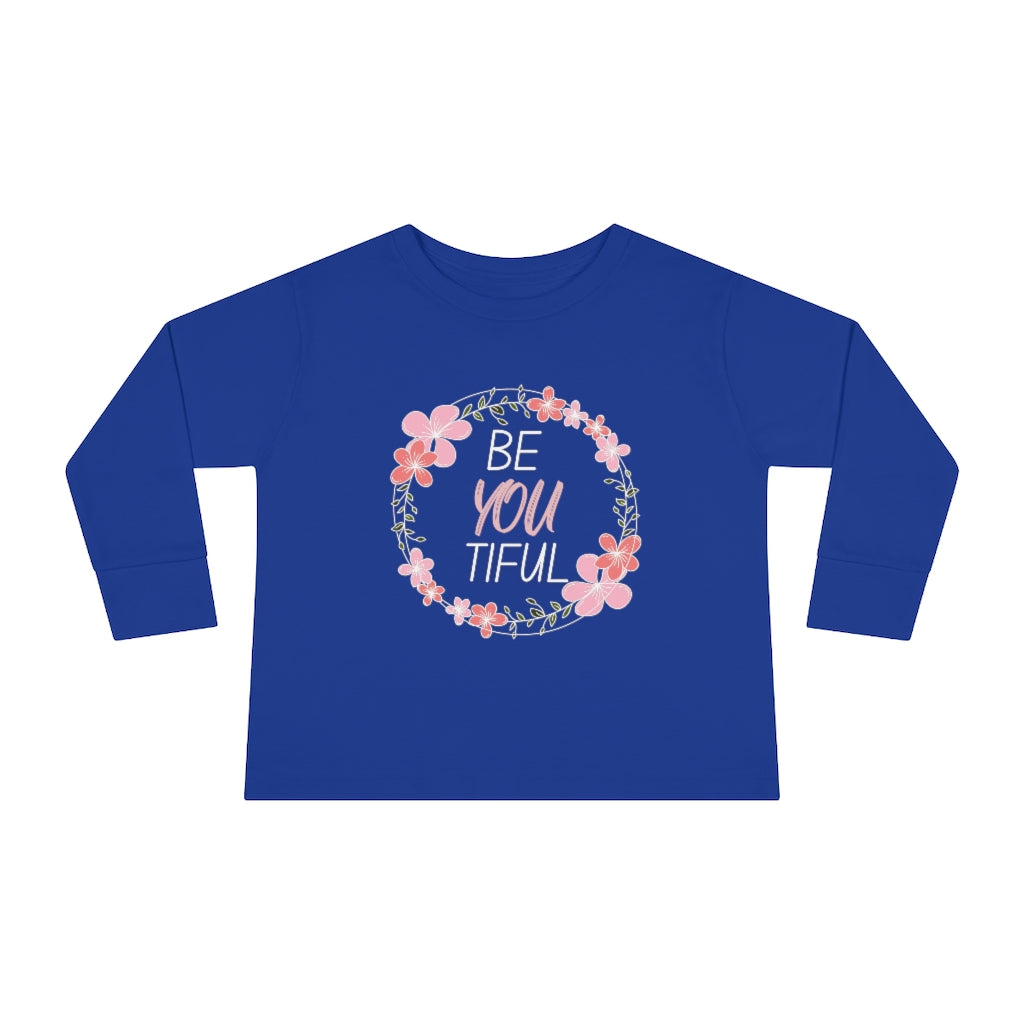 beYOUtiful - Toddler long sleeve T-shirt