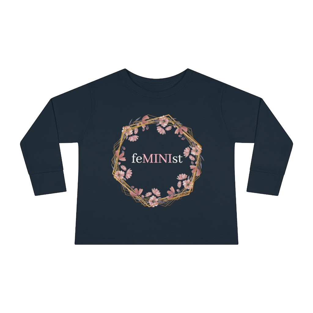 feMINIst - Toddler long sleeve T-shirt