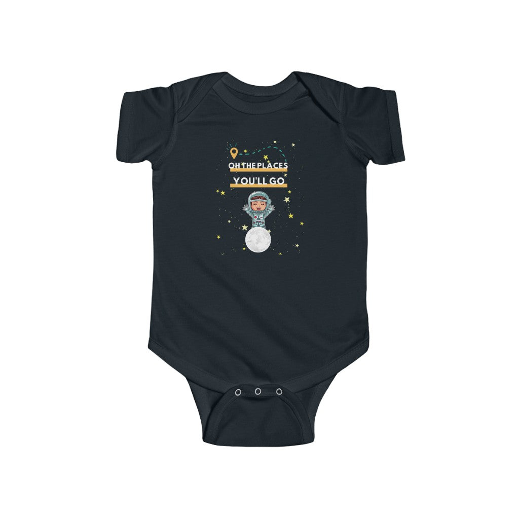 Oh the Places You'll Go - Astronaut Infant Onesie