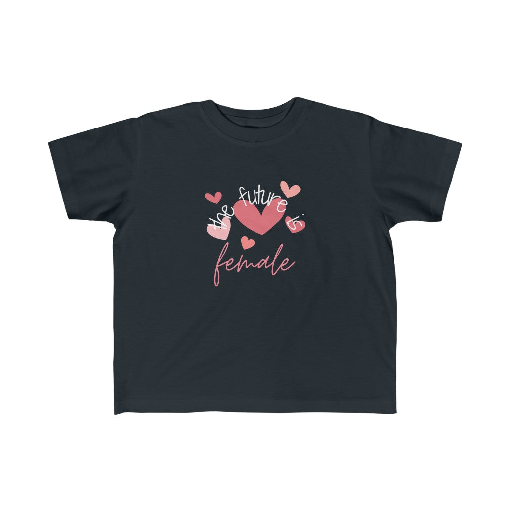 The Future is Female - Hearts Toddler T-shirt