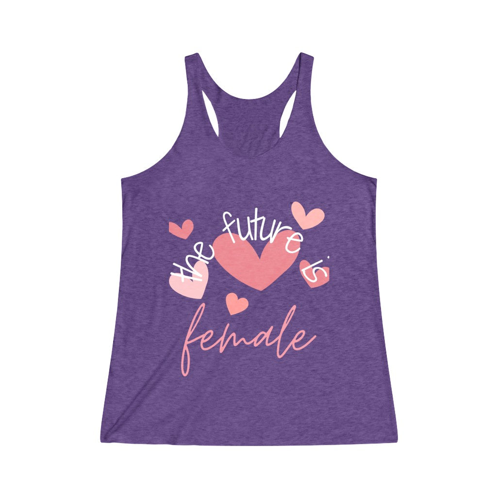 The Future is Female - Hearts Women's tanktop