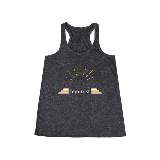 feminist - Women's Flowy Racerback Tank